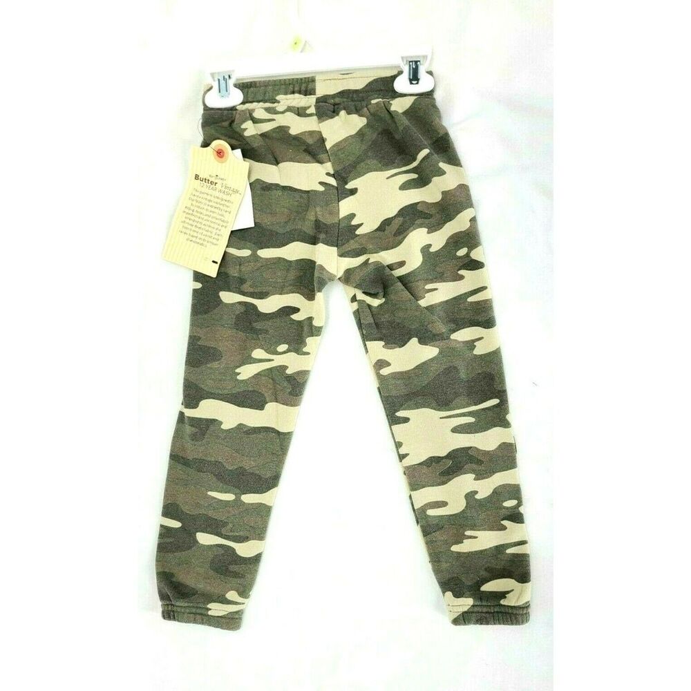 Girls Camo Sweatpants Butter Super Soft Fleece Joggers Pants - CAMO Girls 4